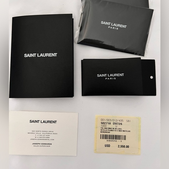 YSL Monogram Matelasse Large Loulou Shopper Bag - Picture 12 of 13